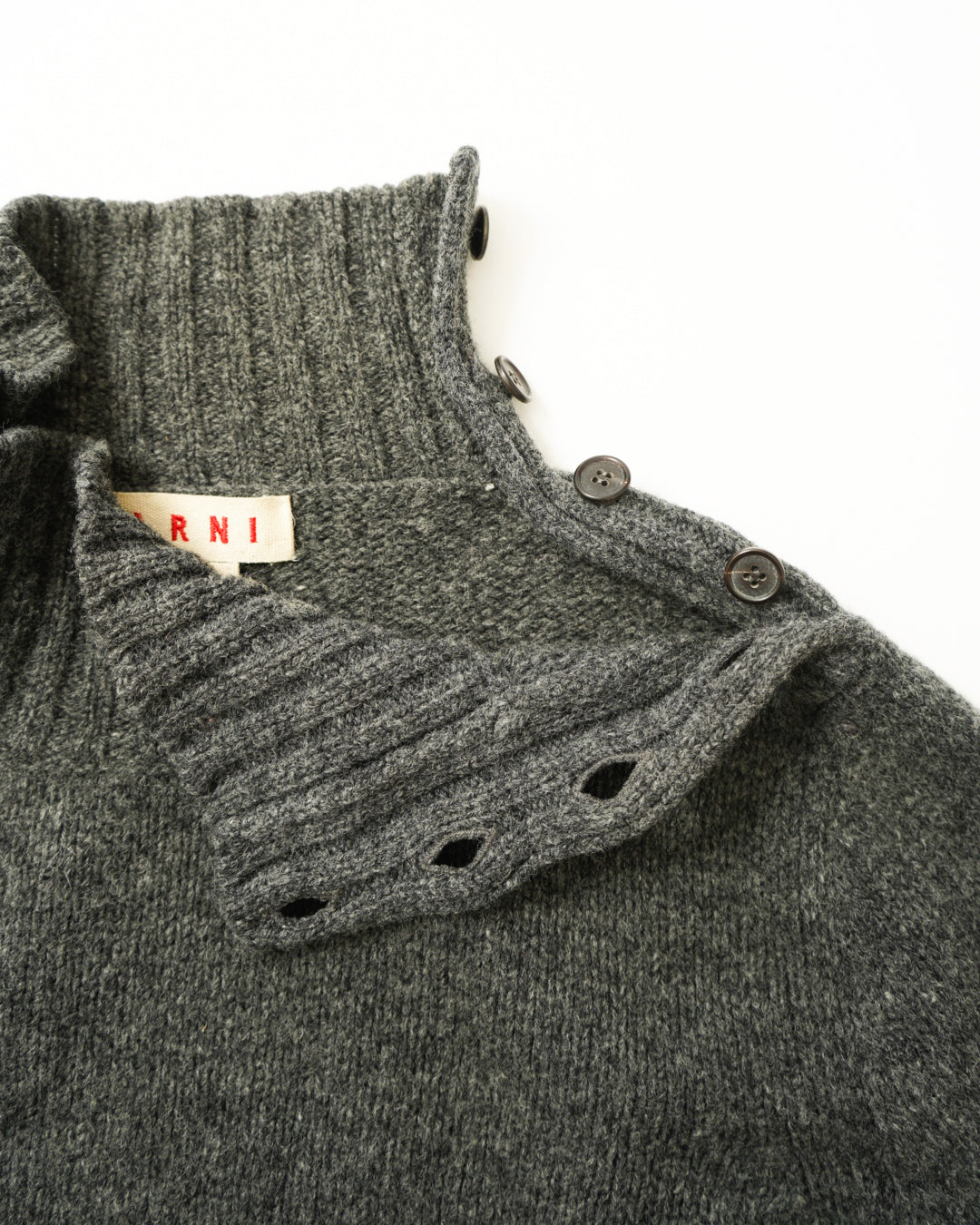 MARNI wool turtle design knit