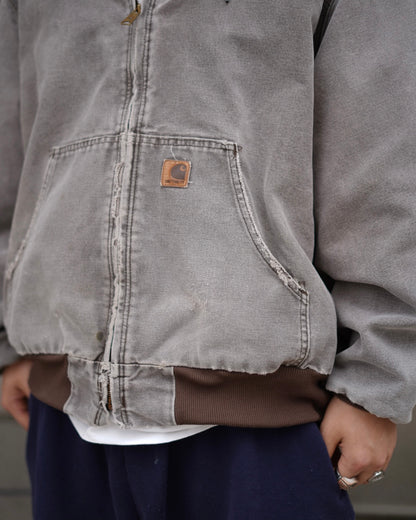 Carhatt Faded Destroyed Active Parka Jacket