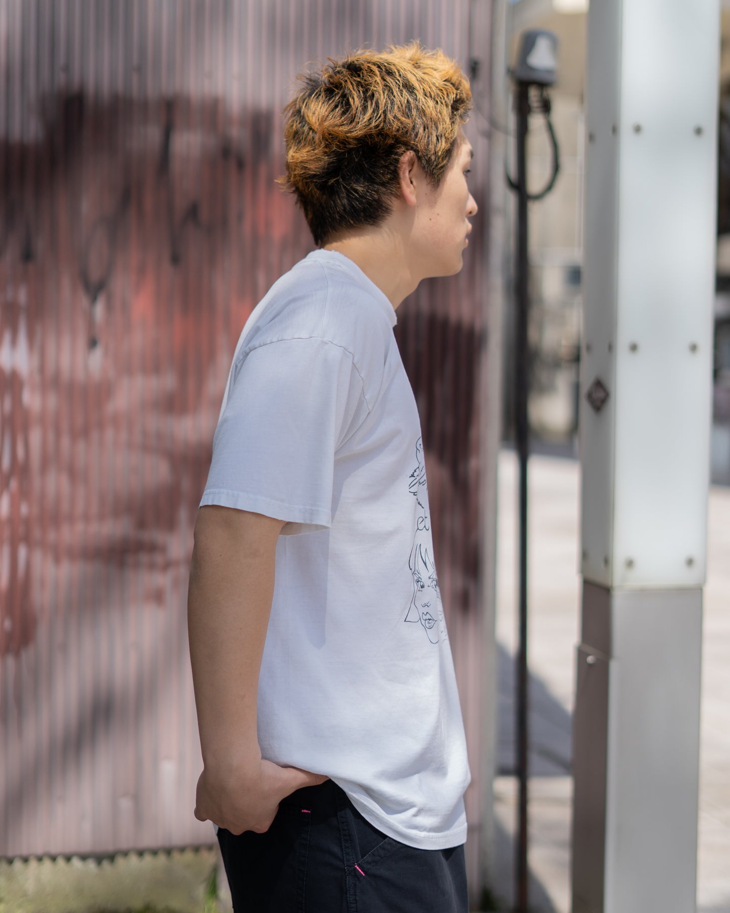 Euro Design Cartoon Print Tee