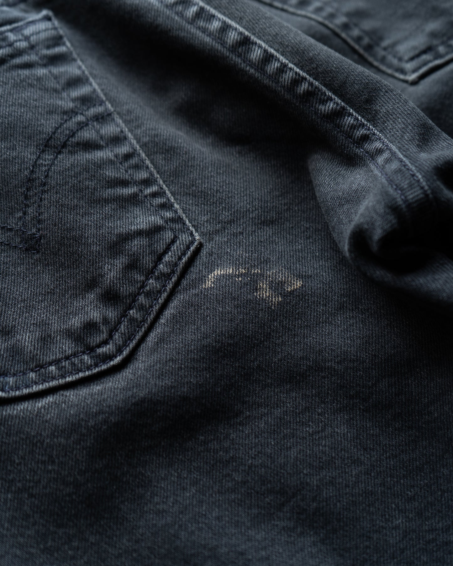 Levi's 517 boot cut black yarn-dyed denim pants