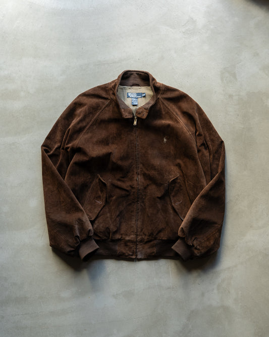 Ralph Lauren Suede G-9 Swing Top Jacket