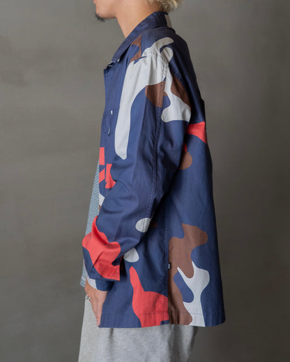 Hugo Boss Multi‑Color Abstract Camo Shirt