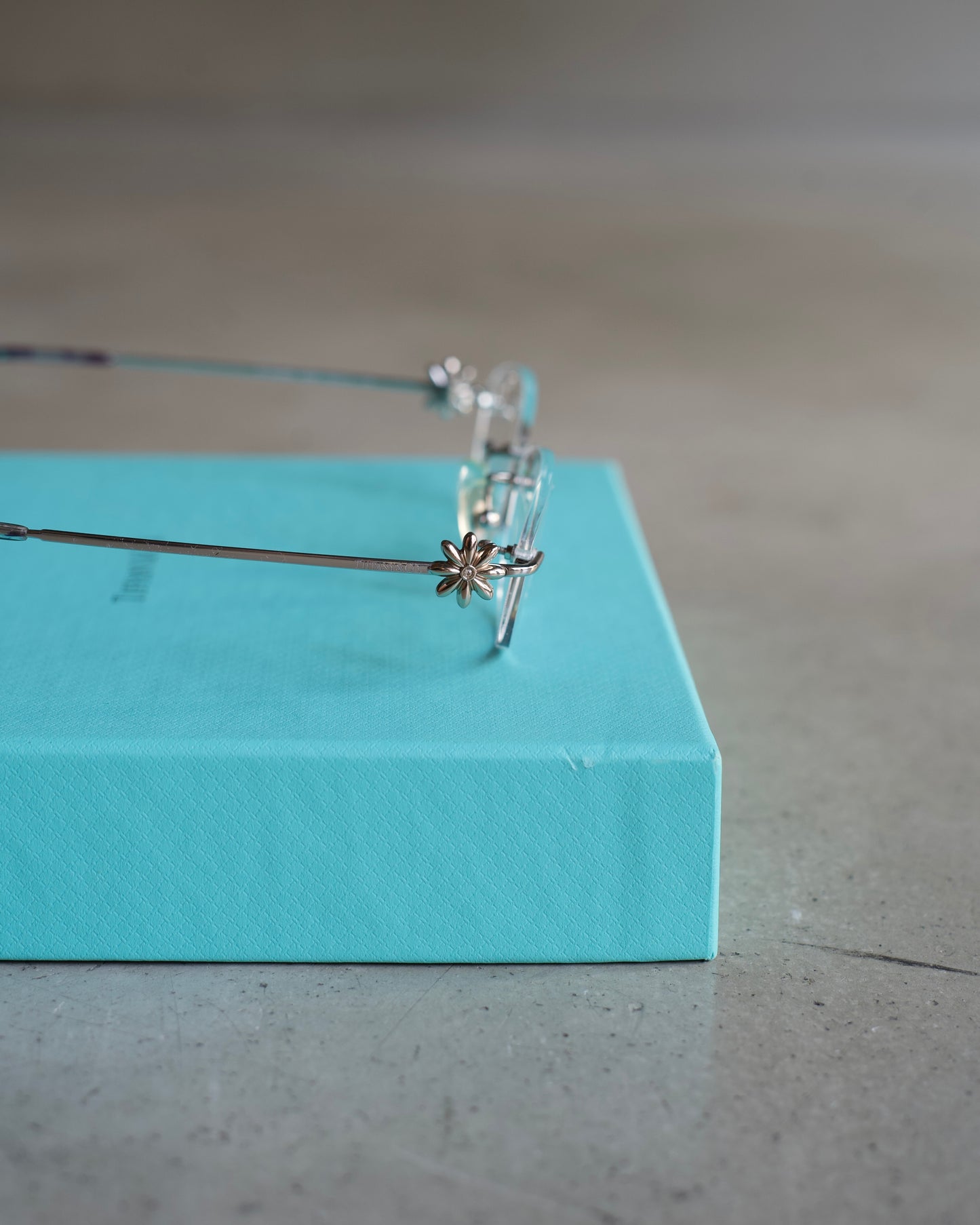 90's Tiffany & Co. rimless eyewear"purple"