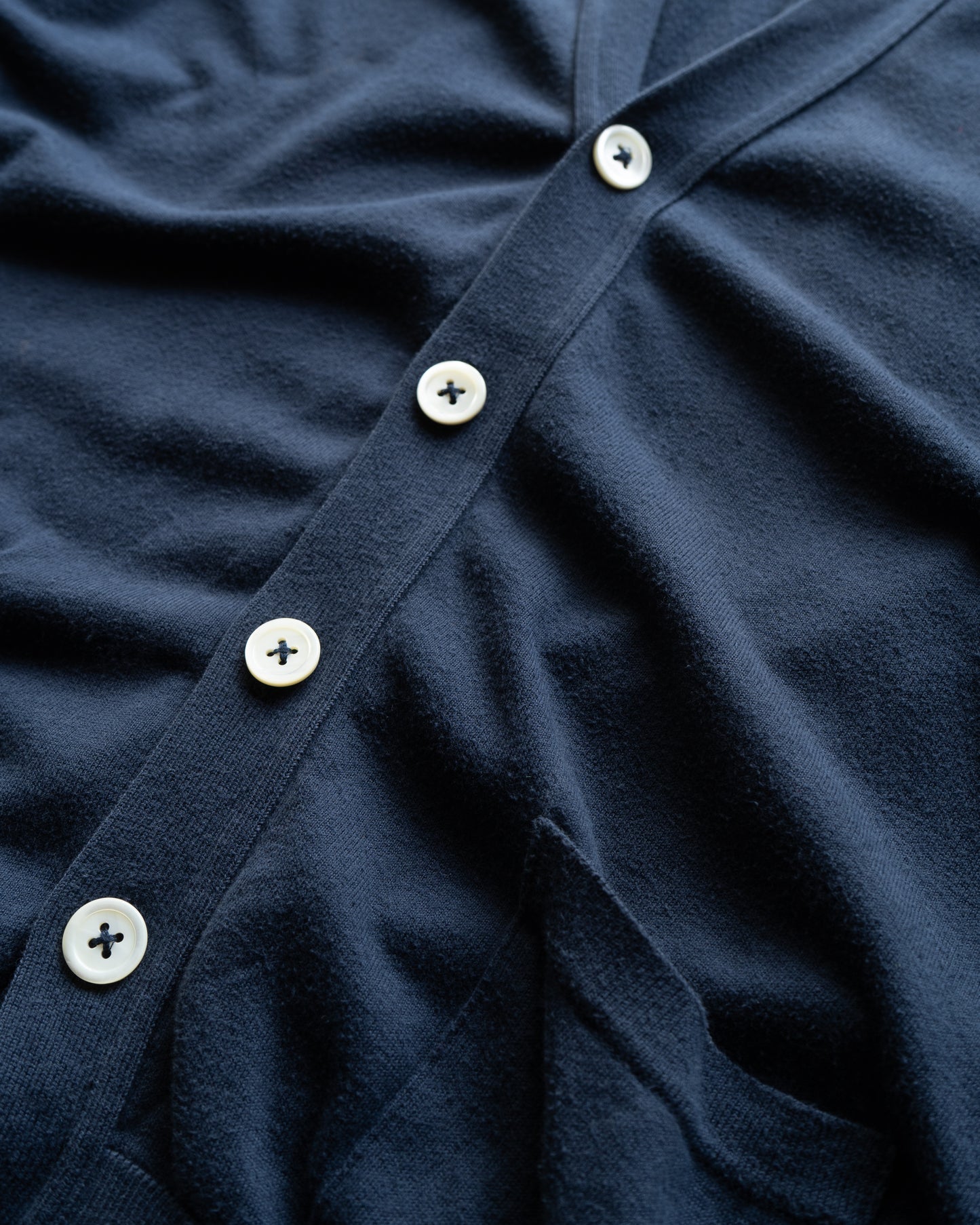 Ralph Lauren cotton design cardigan "made in Great Britain"