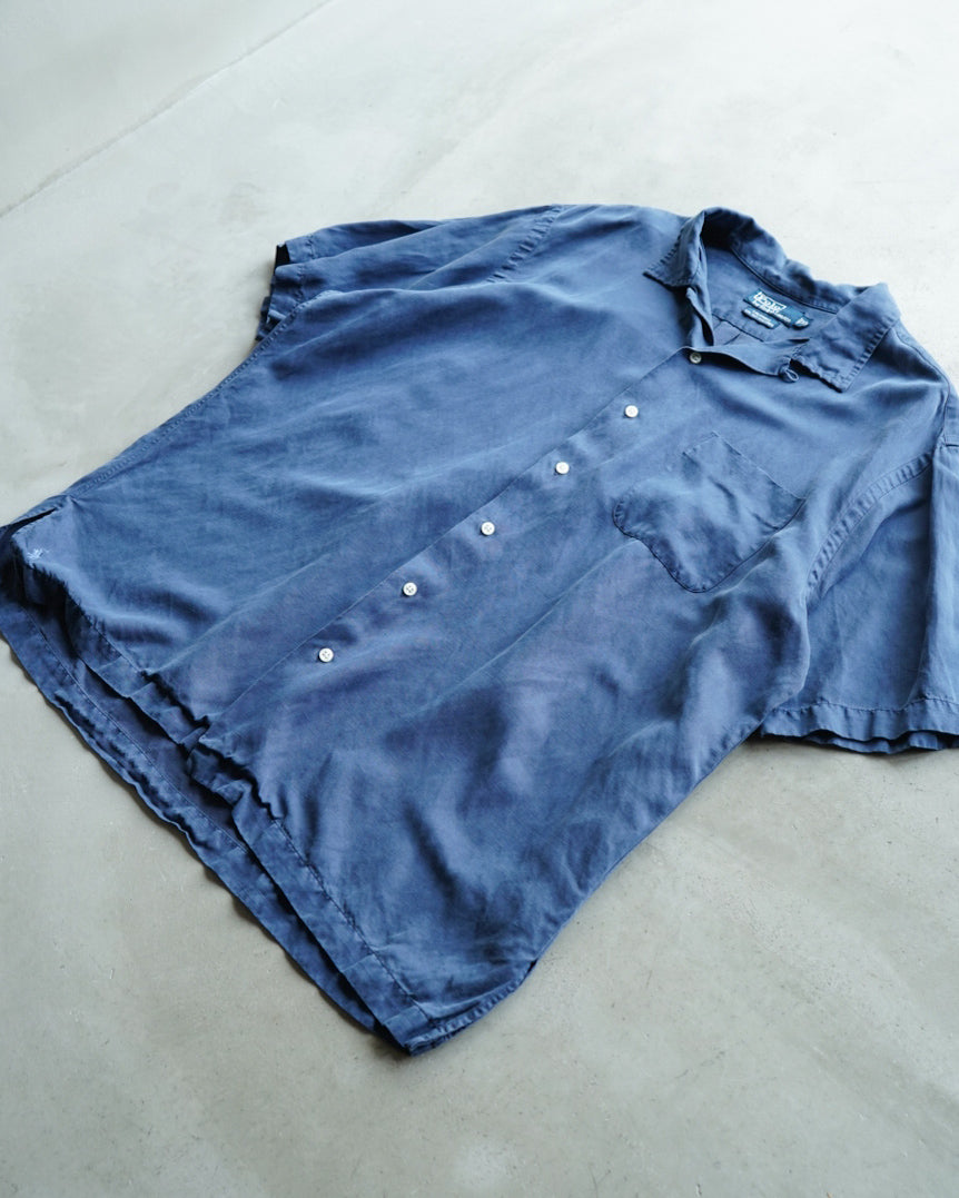 Ralph Lauren "CALDWELL" open collar shirt