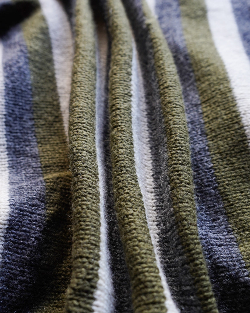 60s Puritan Sportswear wool stripe pattern Cardigan