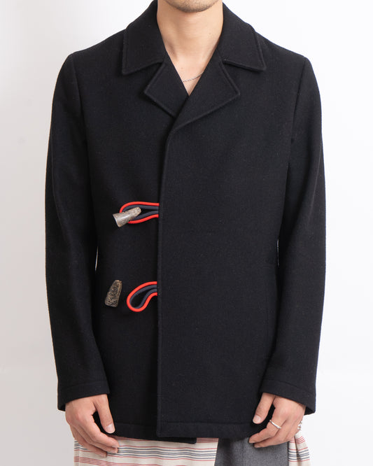 2011AW RAF SIMONS toggle wool jacket