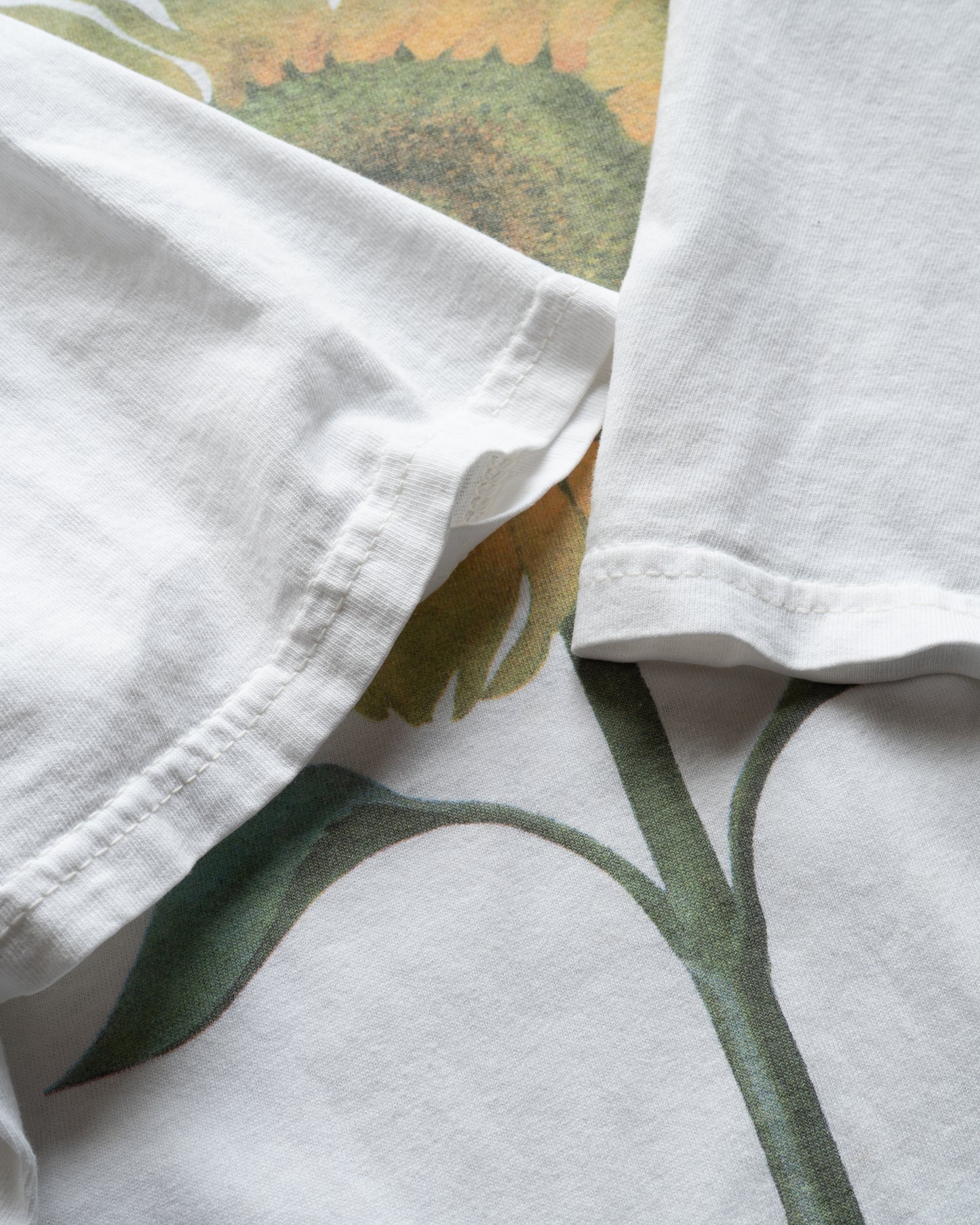 sunflower print design tee