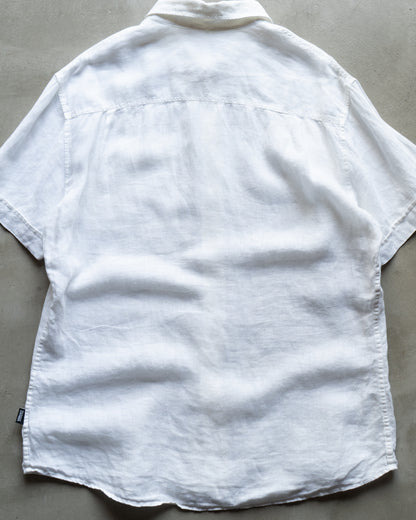 versace linen short sleeve shirts