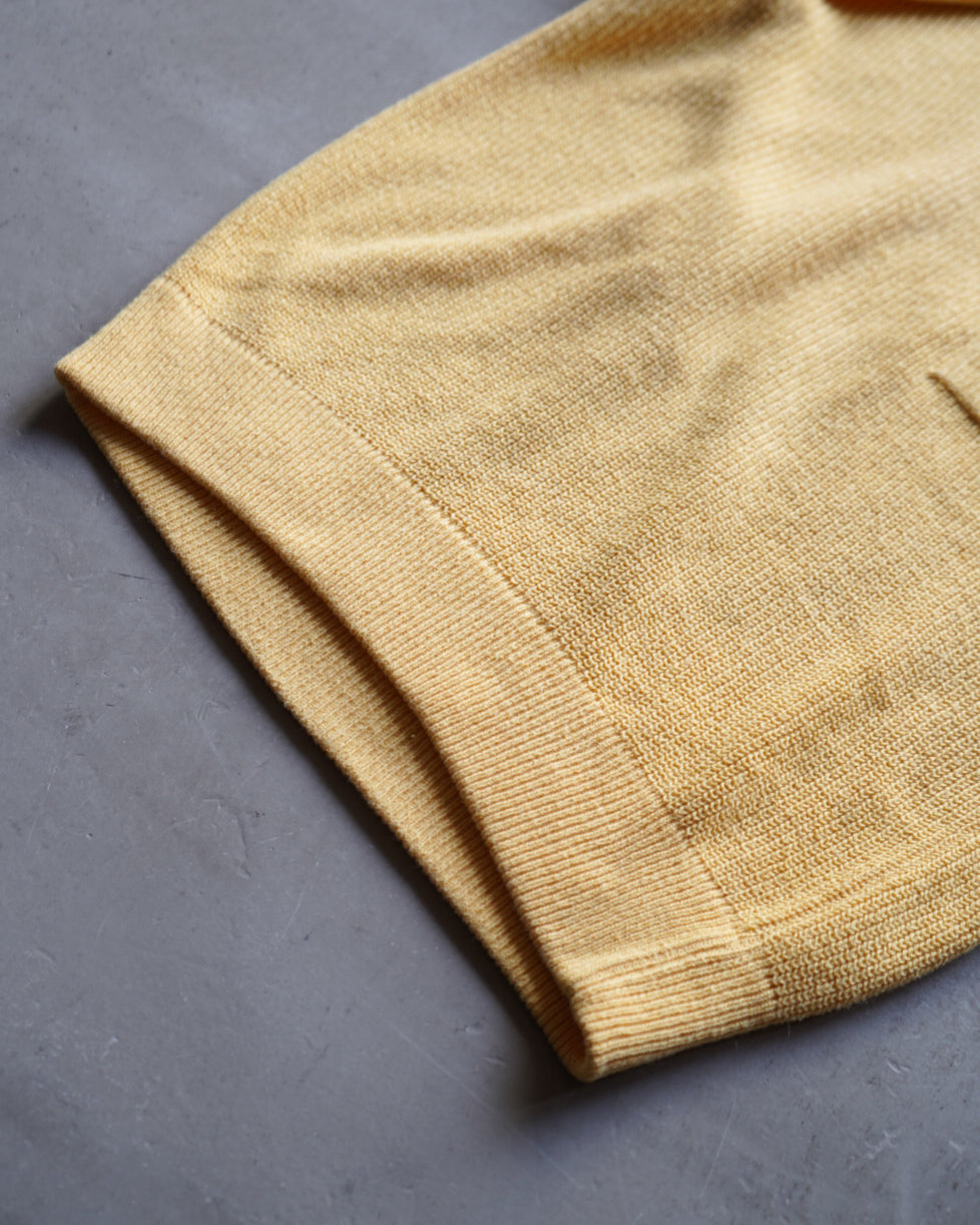 v neck design cotton acryl knit sweater