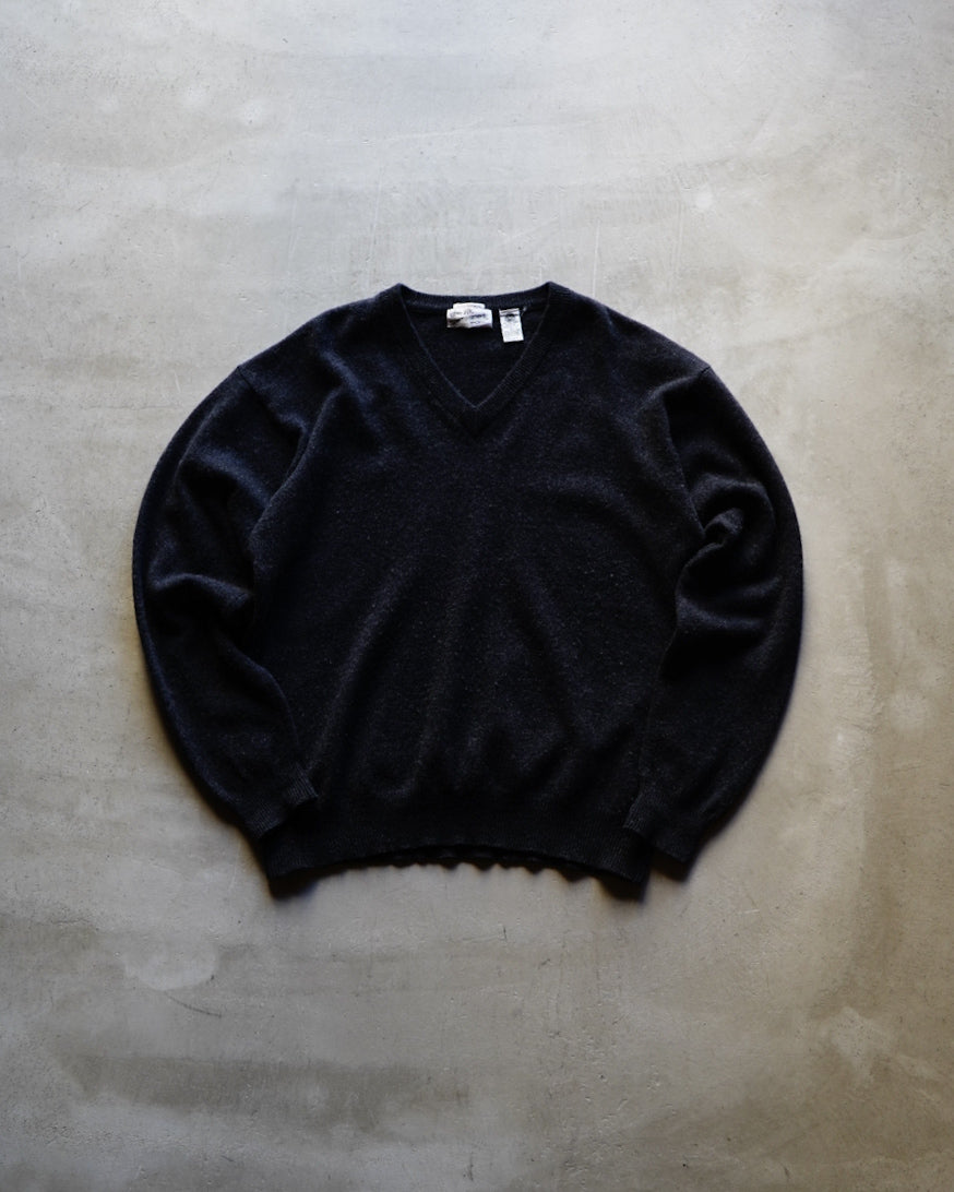 90s SEARS ROEBUCK AND CO. lamb wool v neck sweater