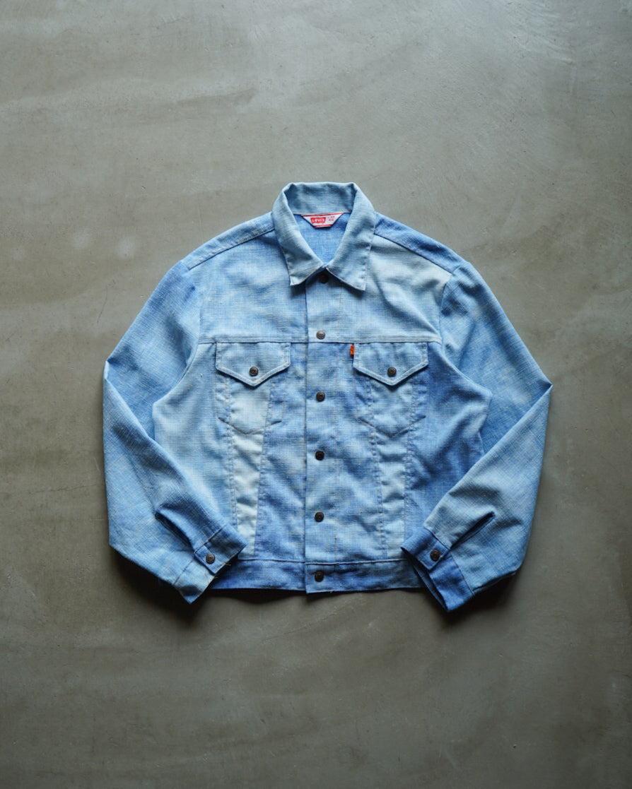 90s Levi's tie dyed cotton polyester tracker jacket