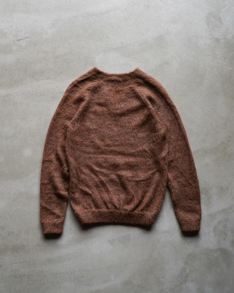 " ladies " 60s alpaca wool v neck knit