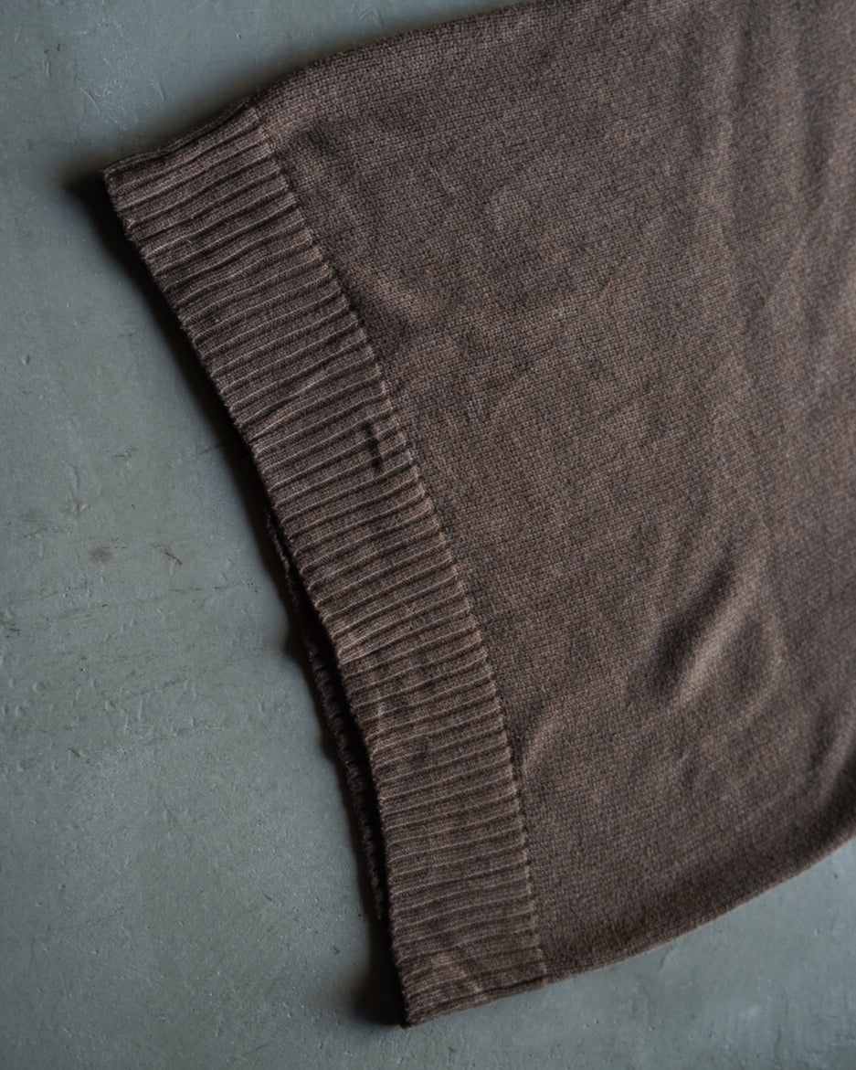 90s old gap cotton henry neck knit  sweater
