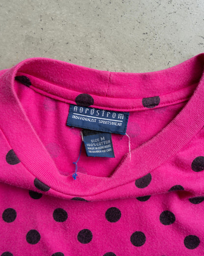 90's nordstrom dot design pocket tee