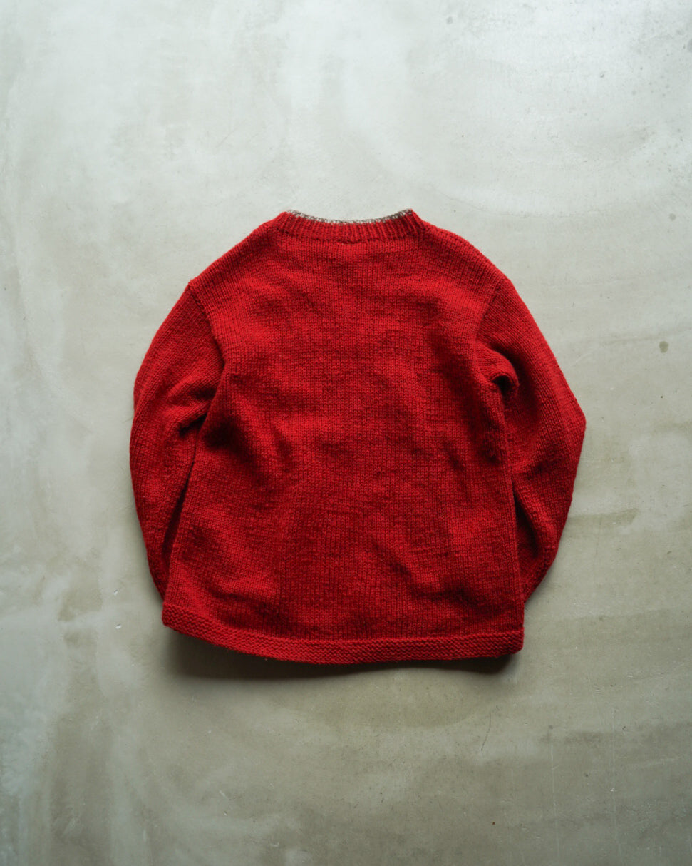 PACHMAMA flower pattern hand knitting ecuador knit