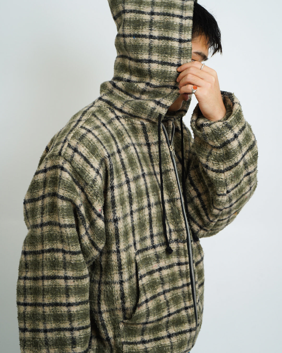 Earth Ragz check fleece design foodie jacket