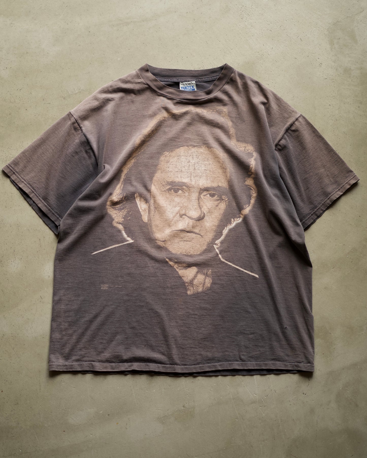 90’s Johnny Cash Faded Design Tee