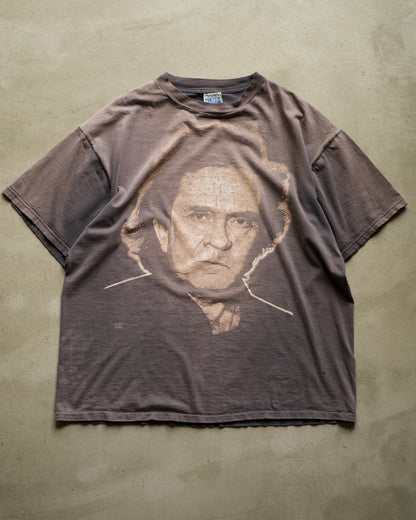90’s Johnny Cash Faded Design Tee