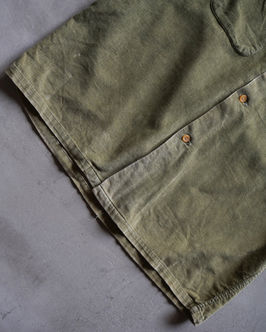 60s-70s fruits of the loom 2Pockets design corduroy shirt made in USA