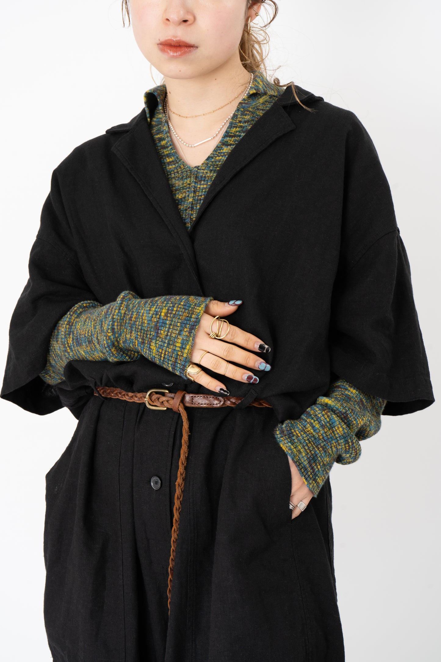 linen viscose tailored design s/s all in one