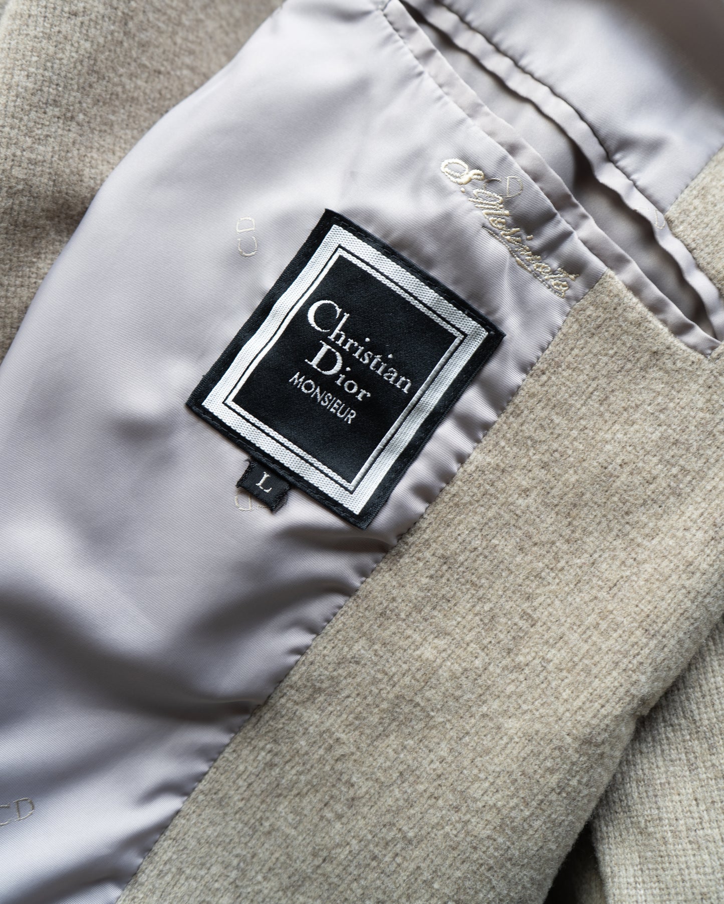 Christian Dior wool tyrolean design short coat