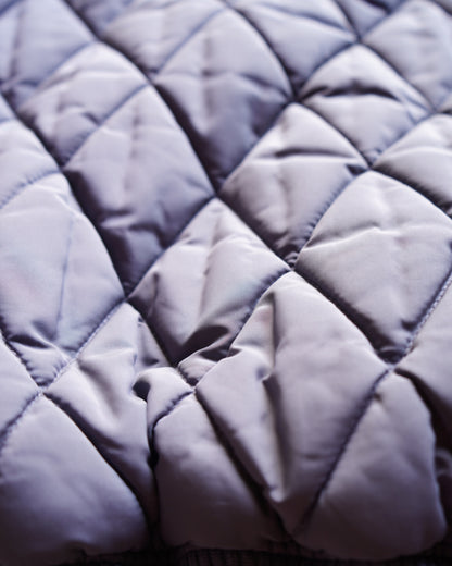 "ladies" quilting zip-up blouson
