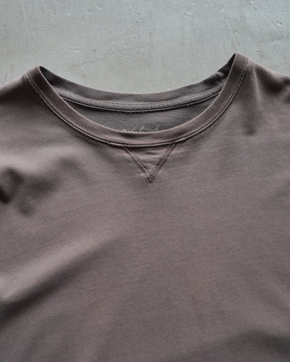 wool rich cotton sweat design long t-shirt
