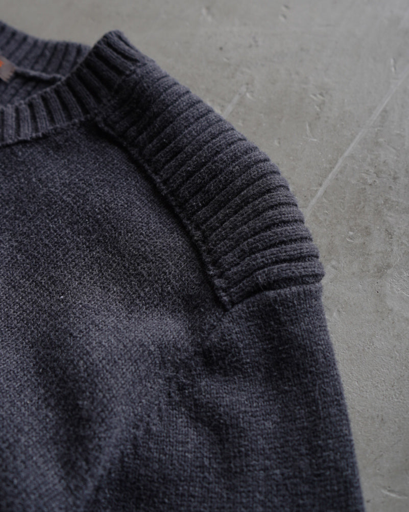 DOCKRS v neck cotton knit  sweater