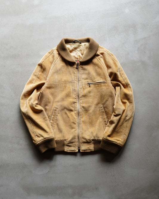 70s Euro corduroy rib collar work jacket