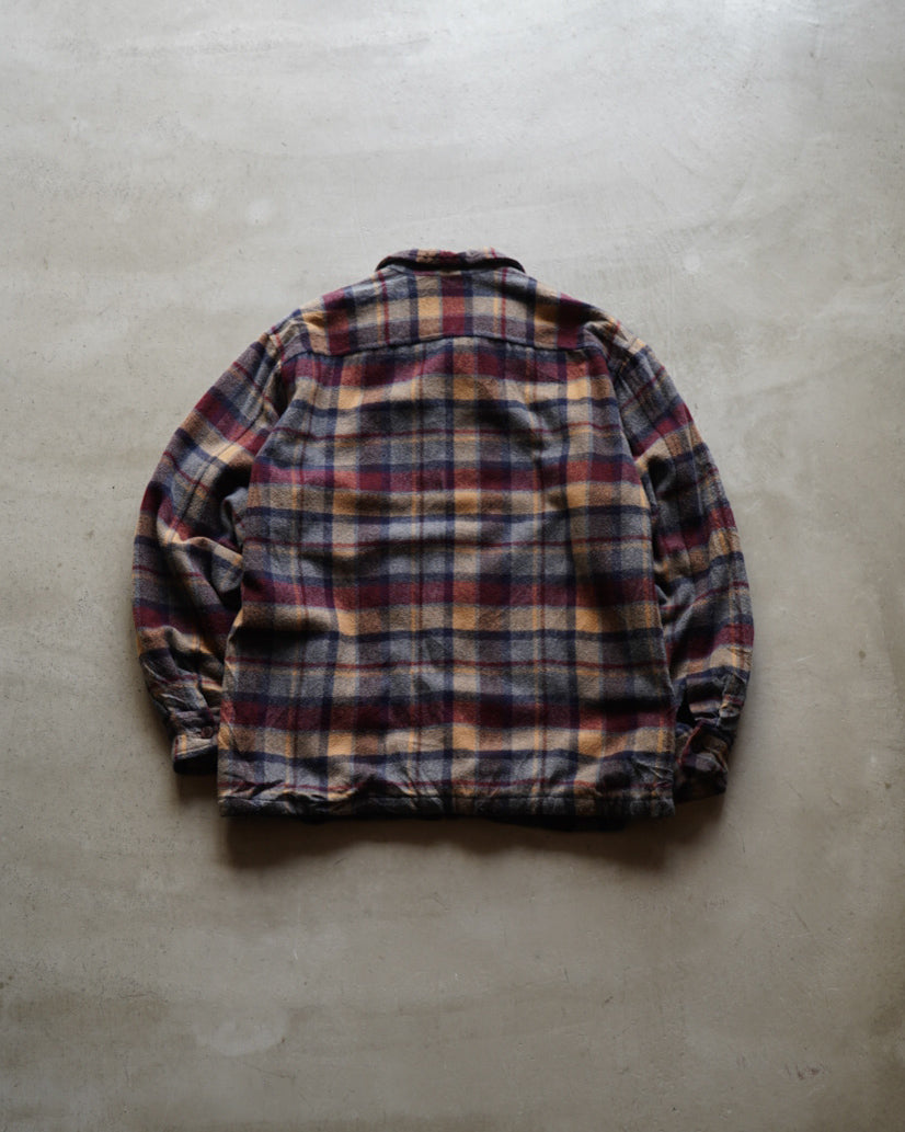 LACOSTE fleece quilting zip-up jacket