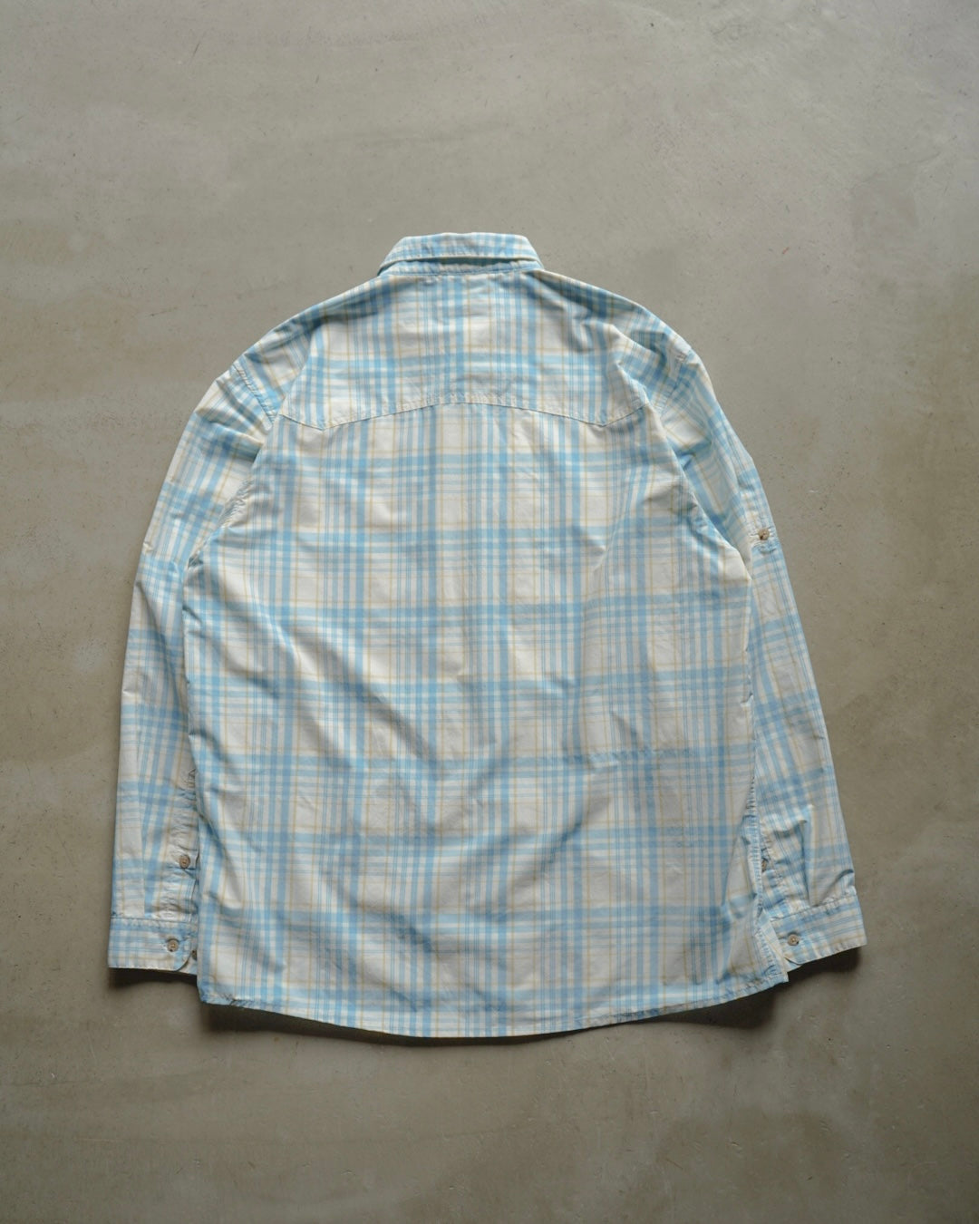 Patagonia plaid check pattern "Sun Stretch Long sleeve shirt"