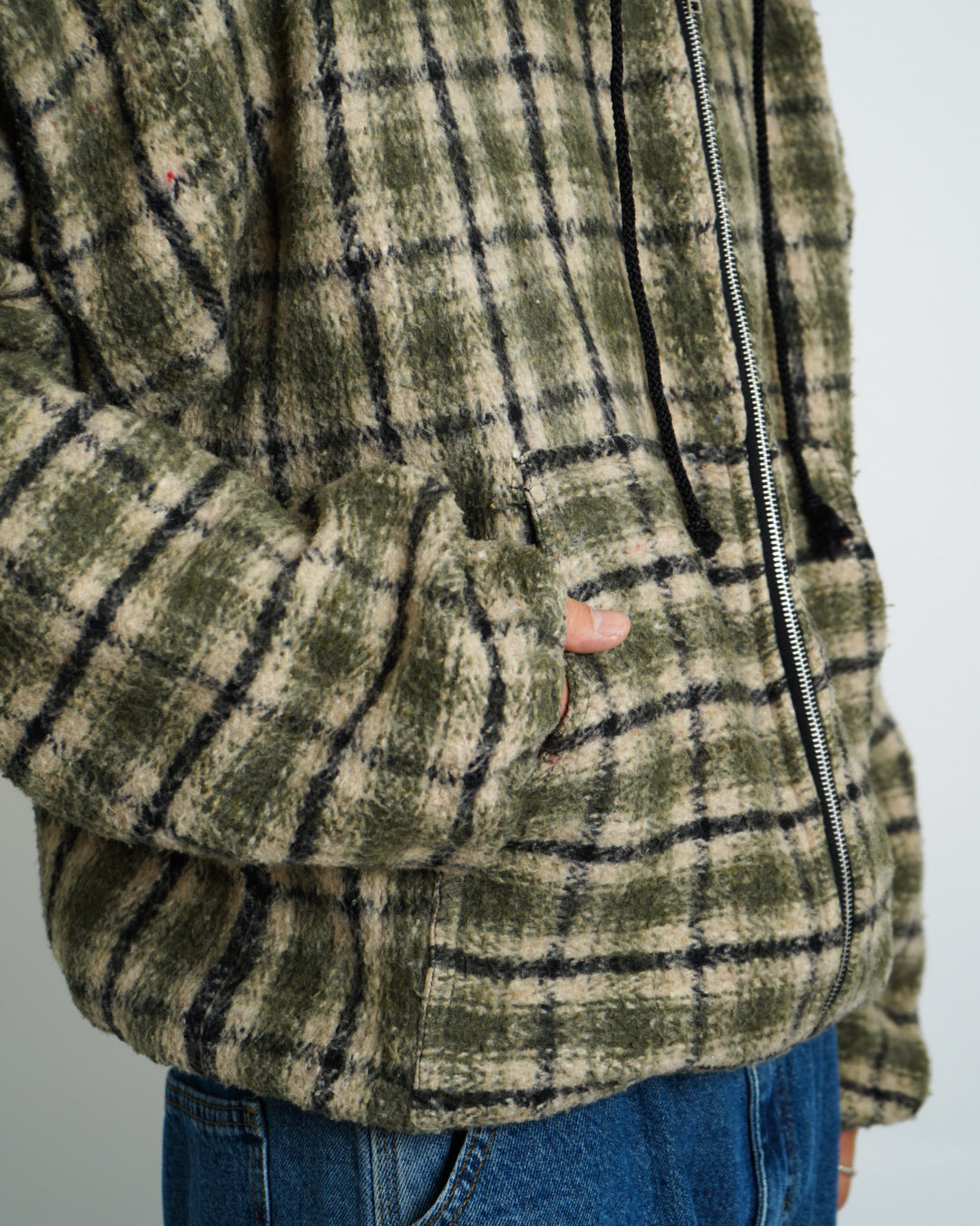 Earth Ragz check fleece design foodie jacket