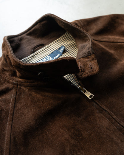 Ralph Lauren Suede G-9 Swing Top Jacket