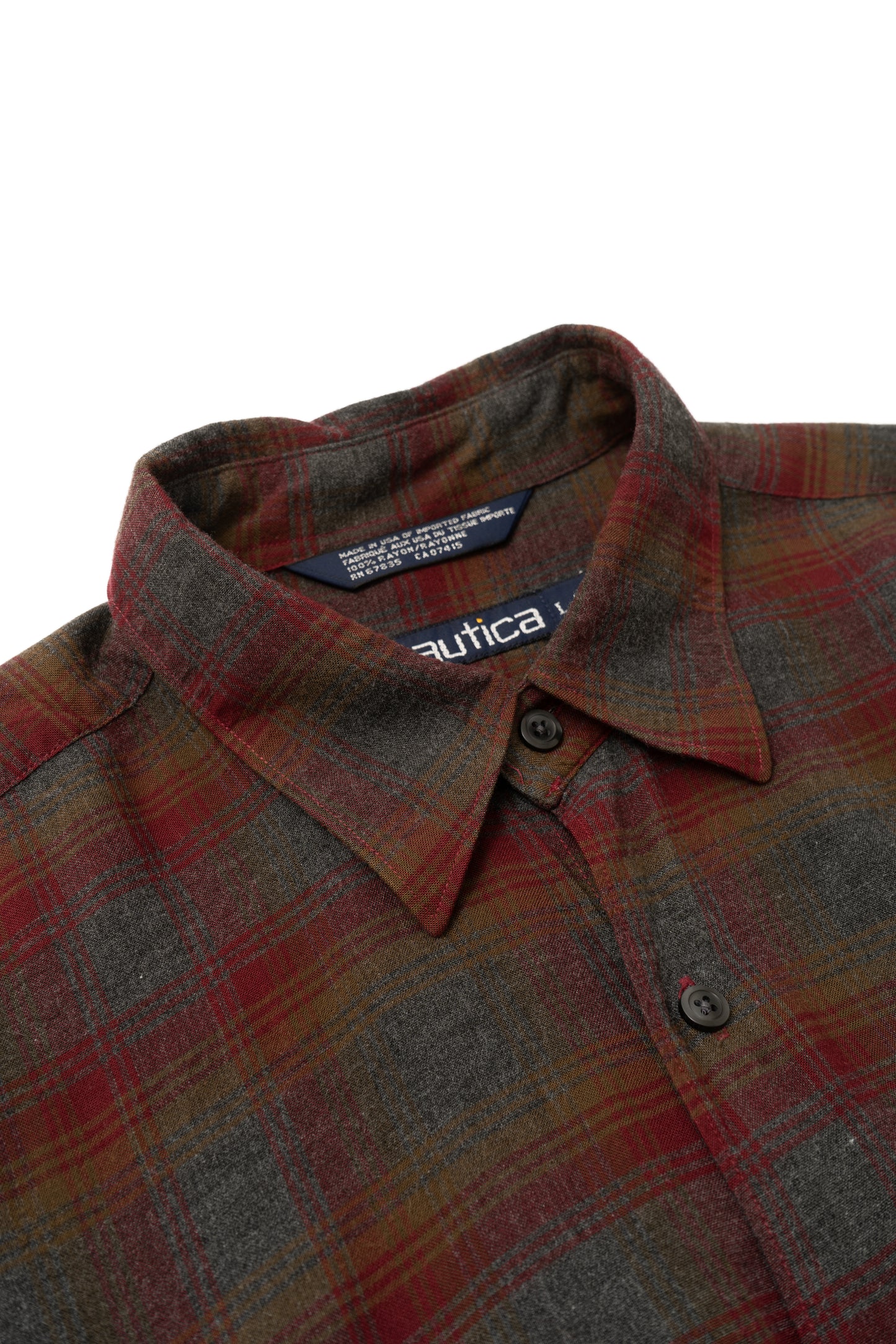 NAUTICA check rayon shirts