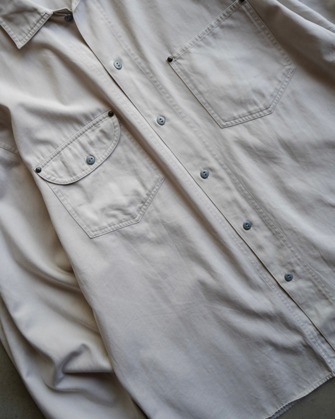 00's "OLD GAP" Off White Over Shirt