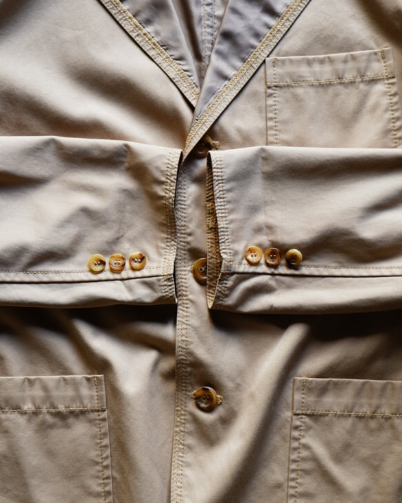 COMME des garçon Inside-Out Cotton Twill Tailored Jacket