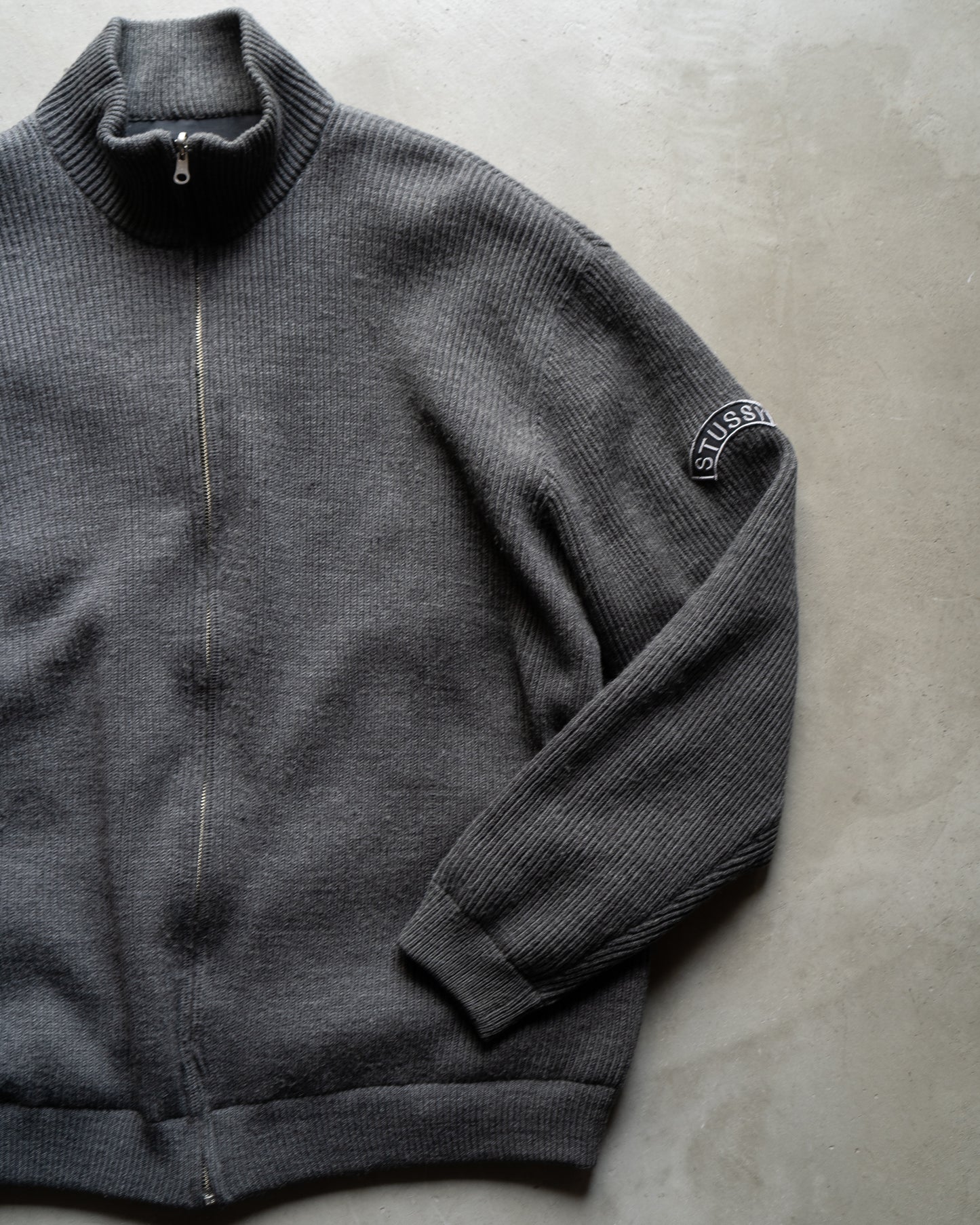 Old Stussy Wool Nylon Reversible Jacket