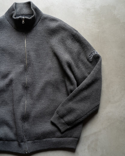 Old Stussy Wool Nylon Reversible Jacket