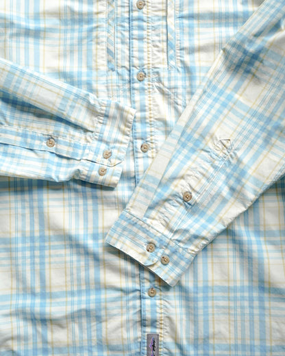 Patagonia plaid check pattern "Sun Stretch Long sleeve shirt"