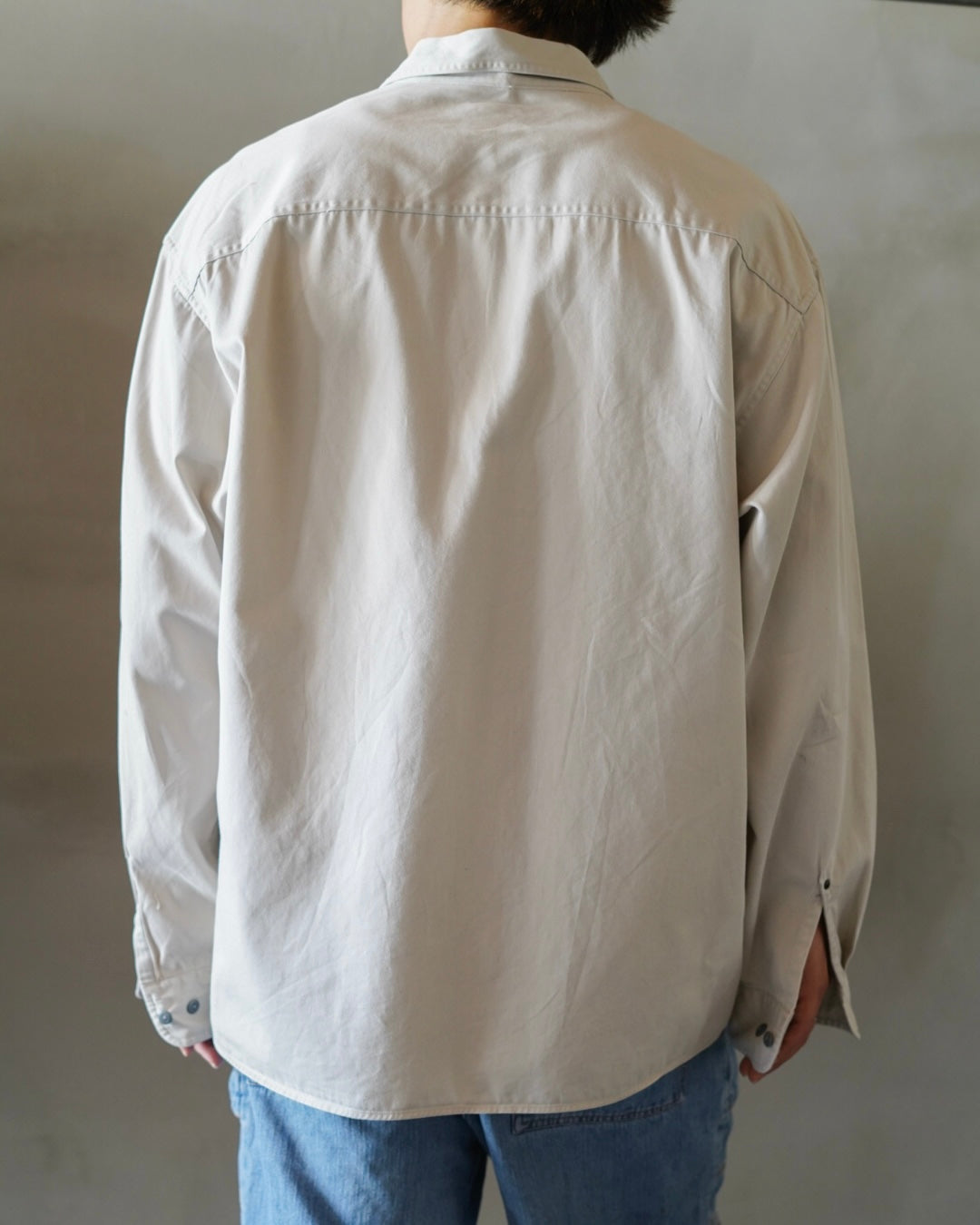 00's "OLD GAP" Off White Over Shirt
