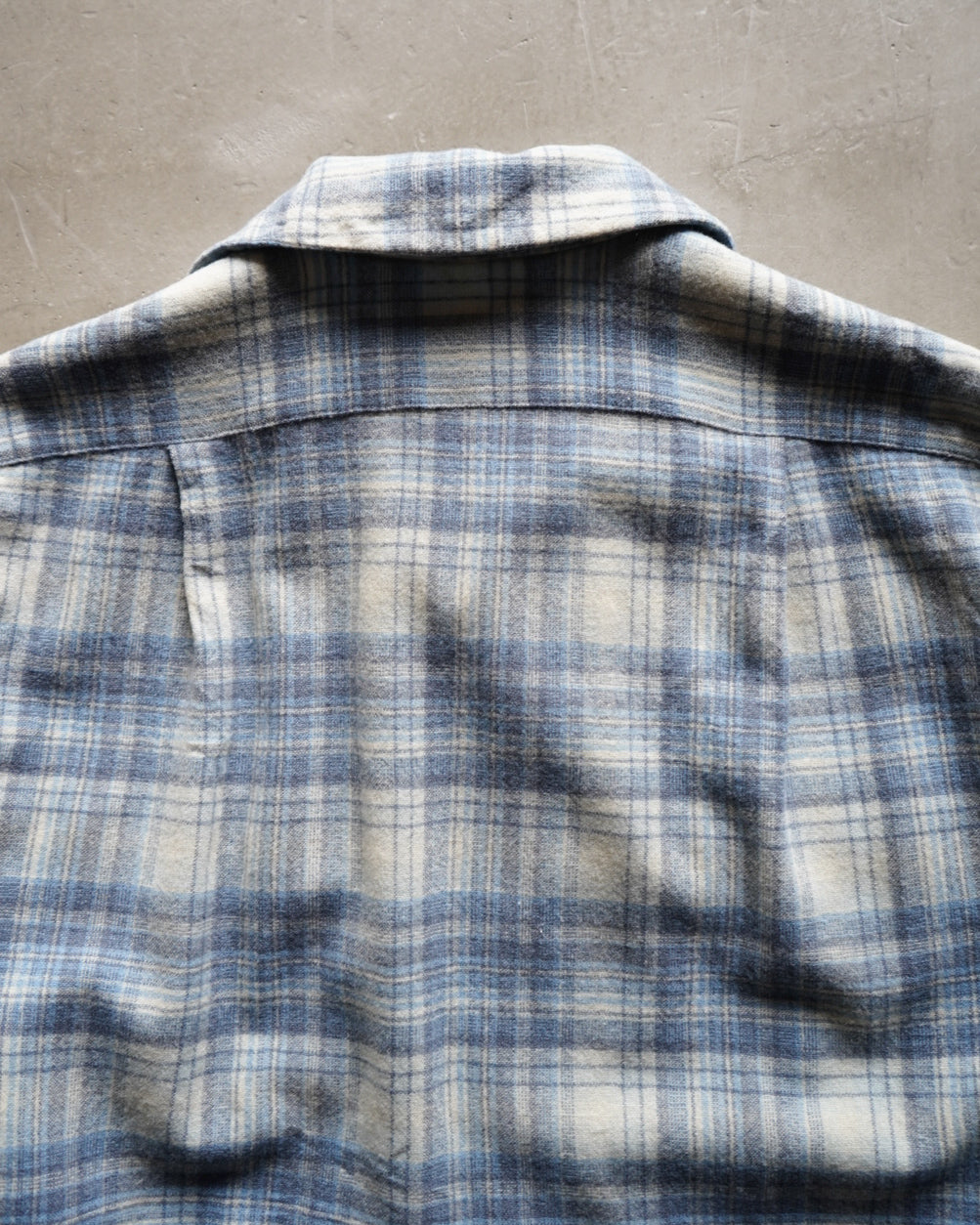 70s PENDLETON wool  plaid pattern shirt