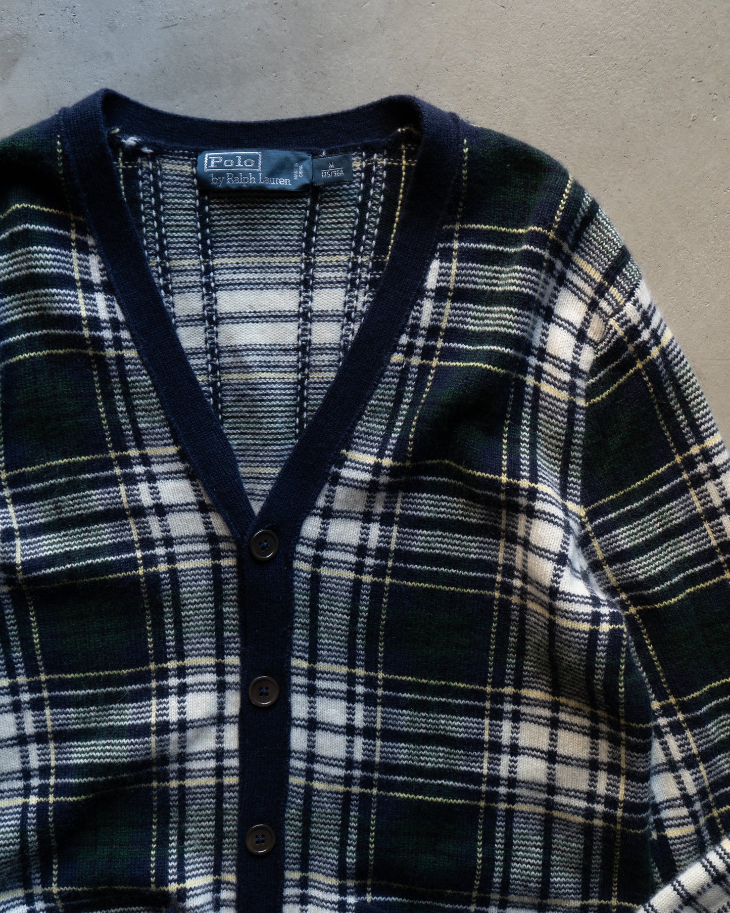Ralph Lauren cashmere check cardigan