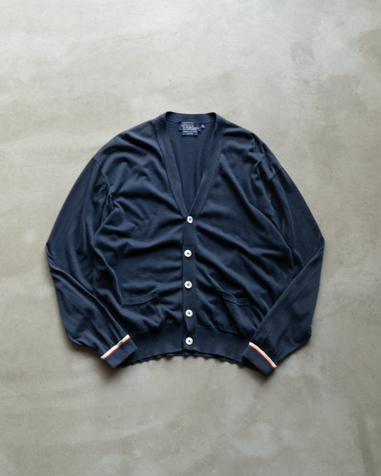 Ralph Lauren cotton design cardigan "made in Great Britain"