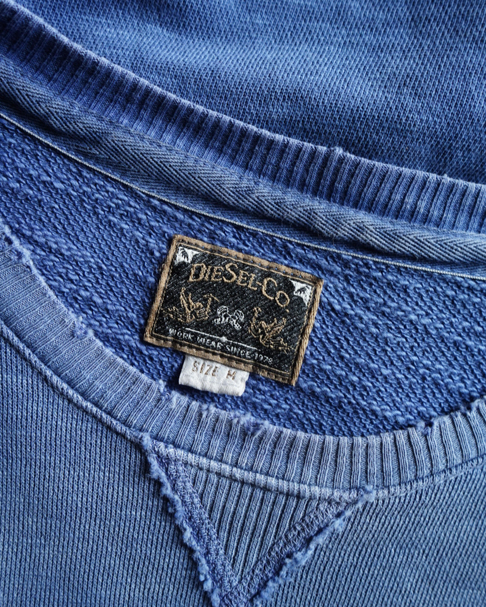 DIESEL vintage processing V-gusset sweatshirt