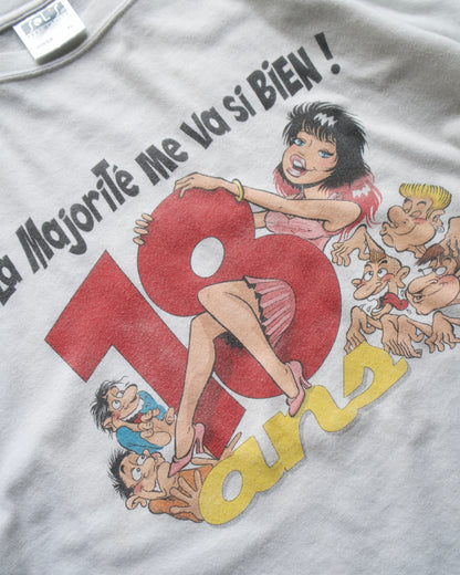 Erotic Euro Design Print Tee