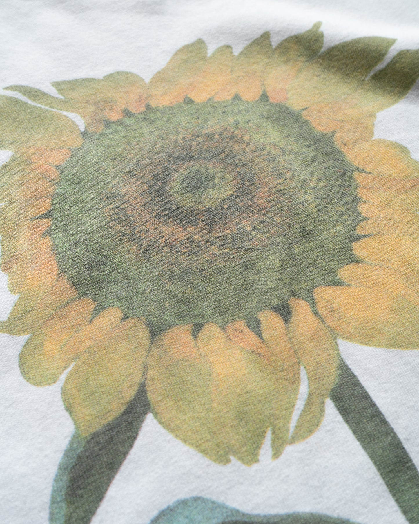 sunflower print design tee