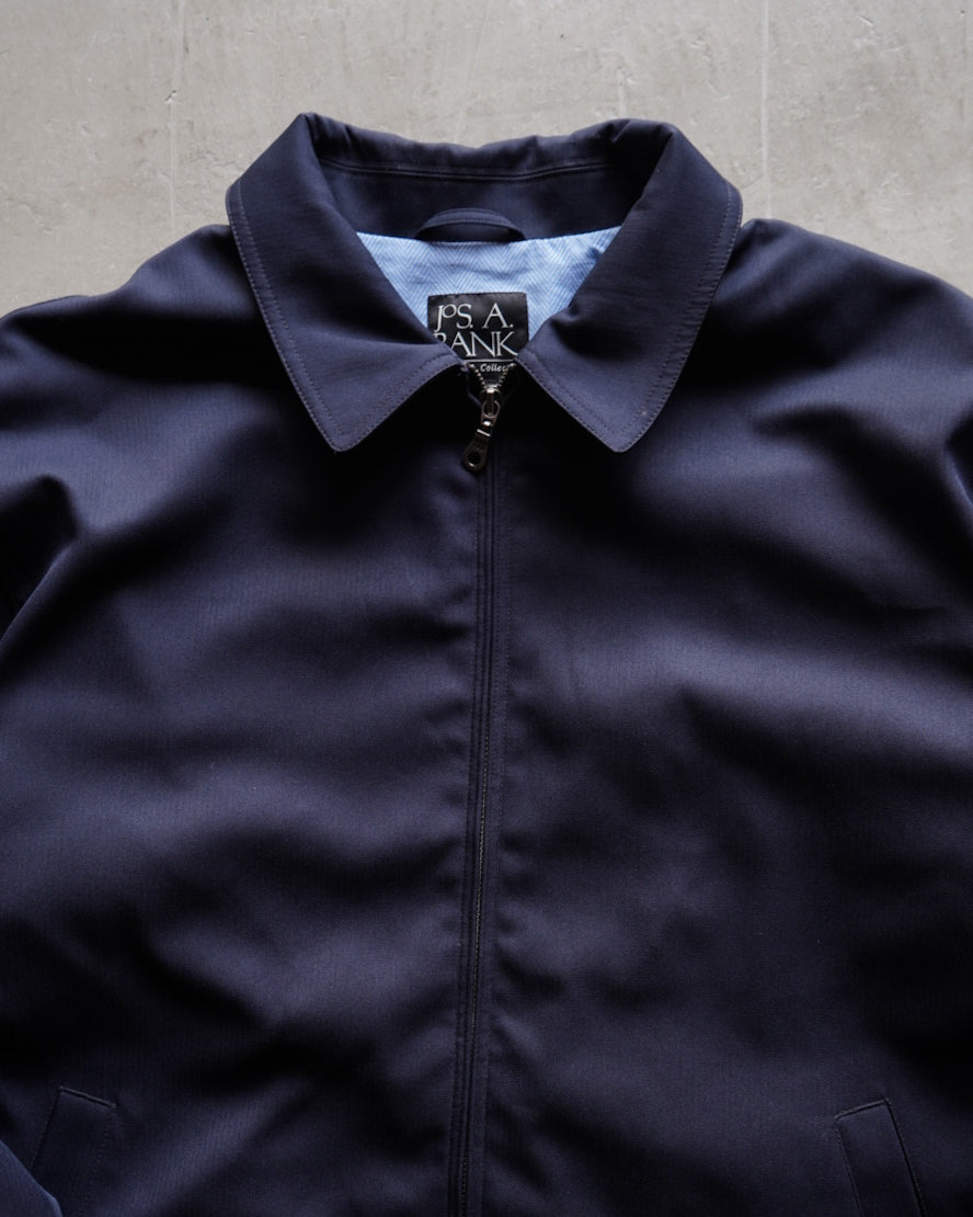 Jos. A. Bank Navy Minimum Zip-Up Jacket