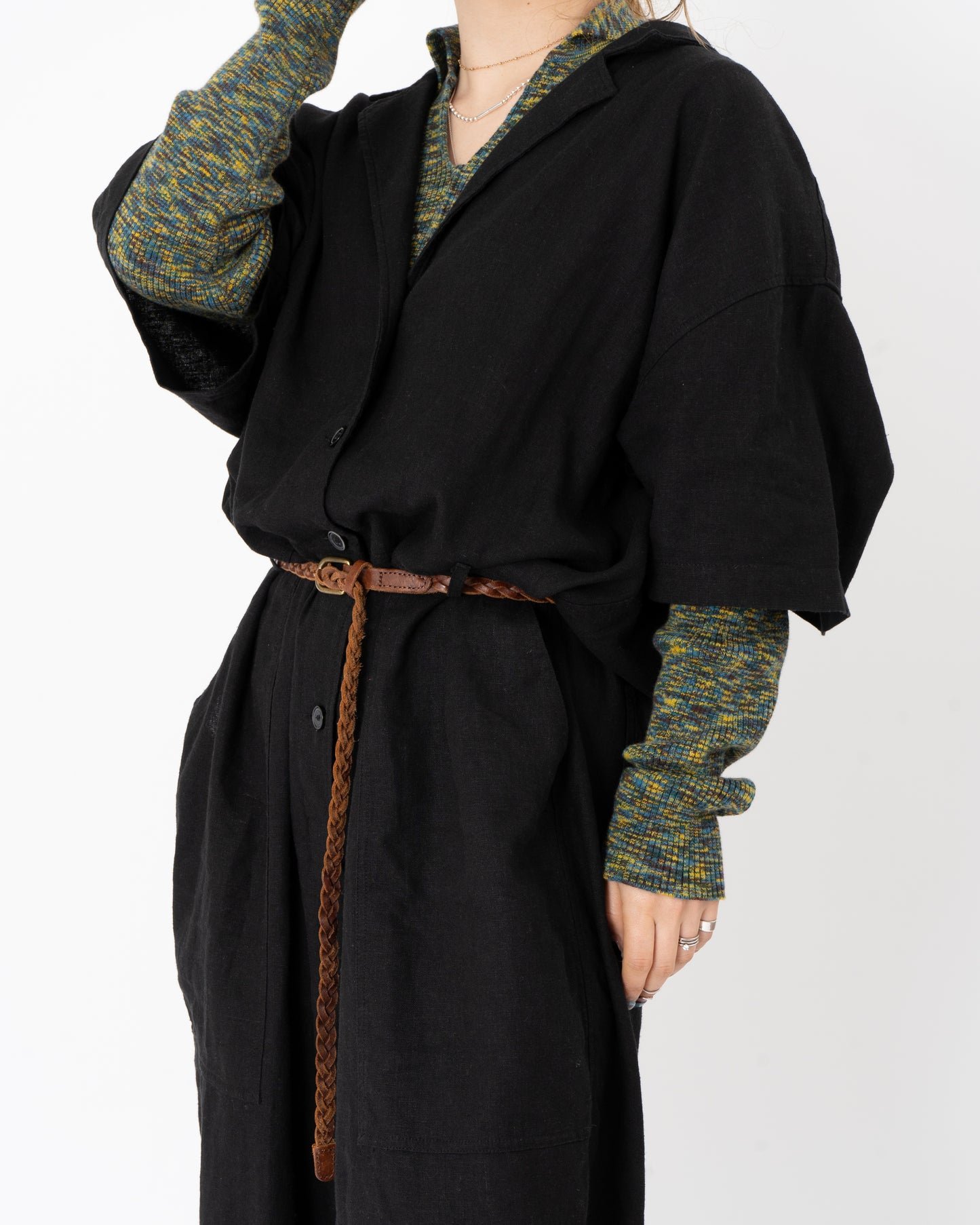 linen viscose tailored design s/s all in one