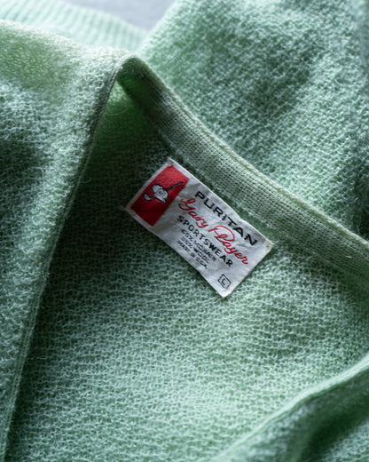 60's Puritan mohair wool v neck knit
